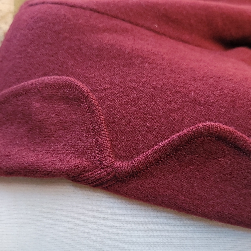 Pendleton Burgundy Lambswool Button Up Cardigan S… - image 8